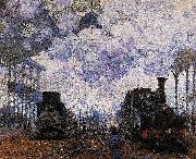 Claude Monet Arrival of a Train china oil painting artist